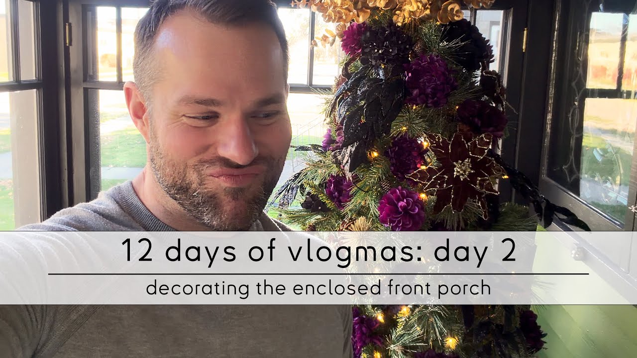 12 дней влогмаса: день 2 - создание уютной рождественской веранды