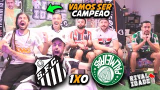 React Santos 1x0 Palmeiras | Melhores momentos | Gols | Paulistão