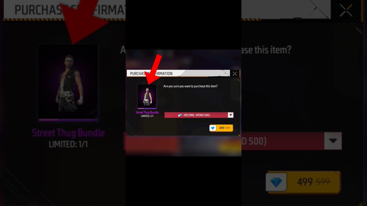 Rare Bundle in 500 Diamond 🥲 Japan server
