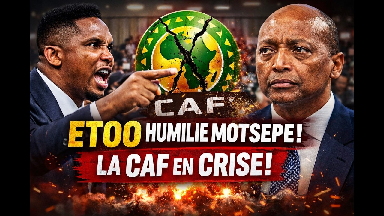 Eto’o humilie MOTSEPE; Le Face à Face Qui Fait Trembler le Football Africain.