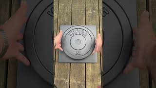 POV : JE FABRIQUE MES POIDS DE MUSCU EN BÉTON #homegym #concreteweights #gym #diy #veniceweights