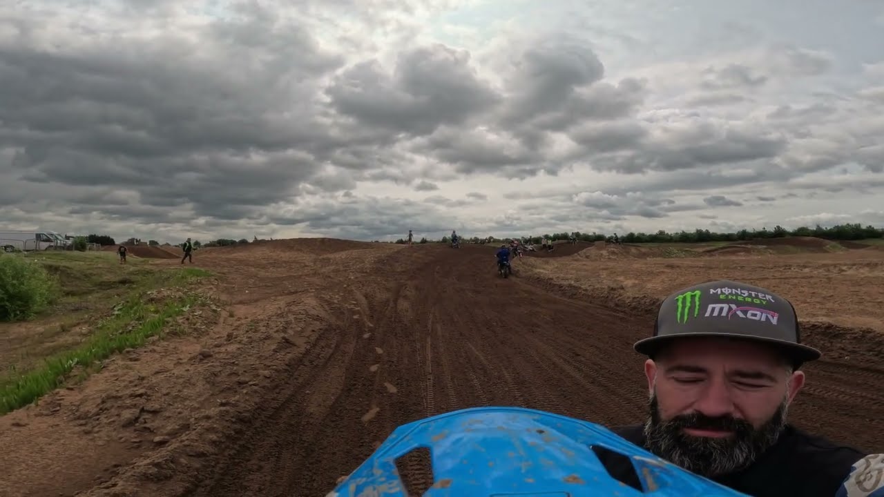 MX Demi Rides at a deep sand track FATCATS MOTO PARC UK