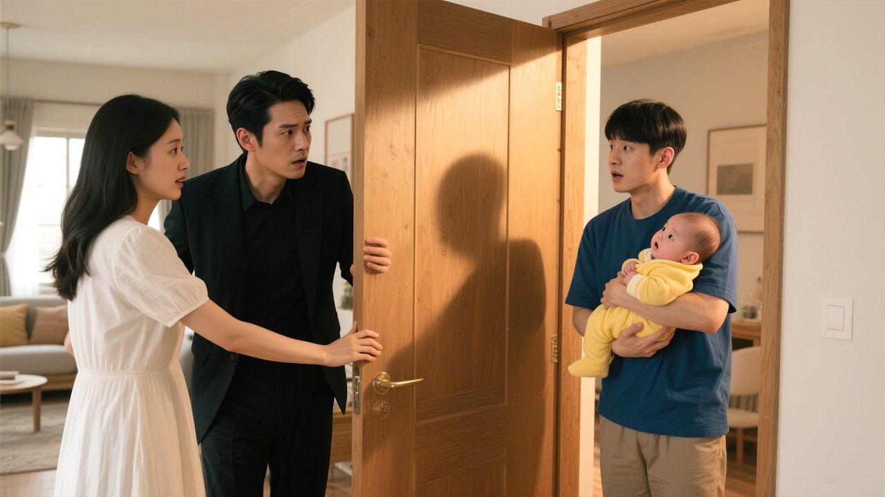 Жена приводит любовника домой, включает свет — муж и сын на месте