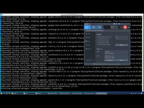 tensorflow pip install step 2