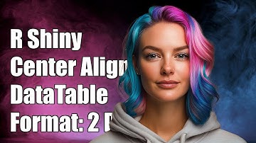 R Shiny: Center Align DataTable and Format to Two Decimal Places