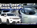 This jeep digs deep 2 15 sundown nightshade subs on 8000 watts sound system walk around  demo