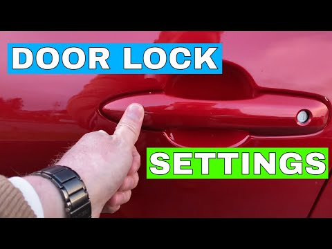 DOOR LOCK SETTINGS - SMART KEY SYSTEM - How To - ADJUSTING DOOR LOCK SETTINGS & SYSTEM
