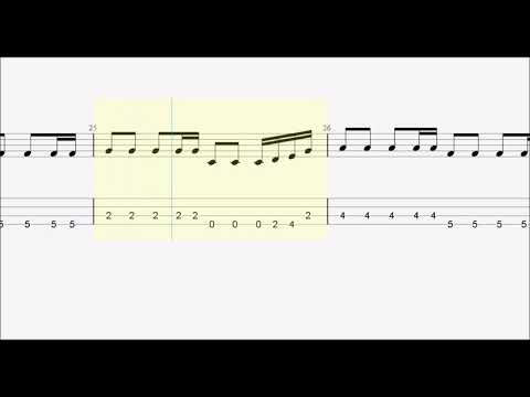 ヨルシカ. 花に亡霊  bass tab
