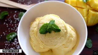 Mango Ice Cream Home Made Ice Cream Egg Less Ice Cream Recipe