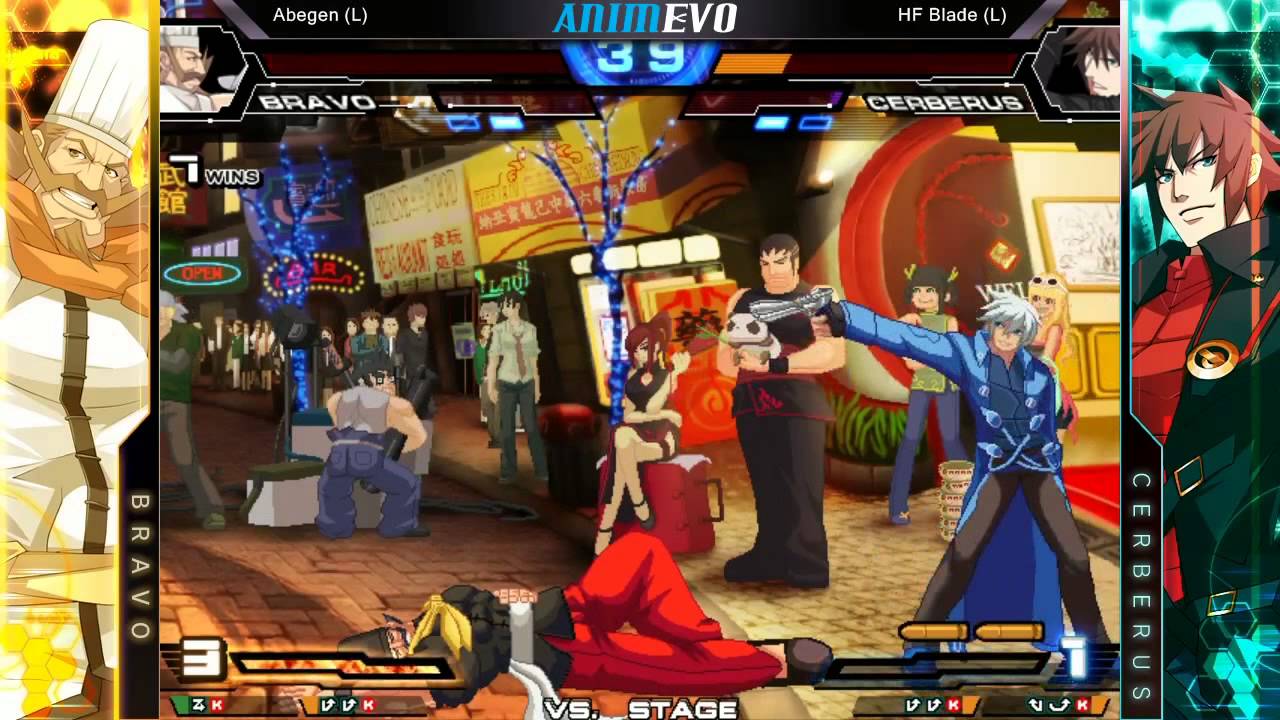EVO2014 "AnimEVO" Chaos Code - M05 Grand Finals: Abegen (Bravo) VS H-F Blade (Cerberus)