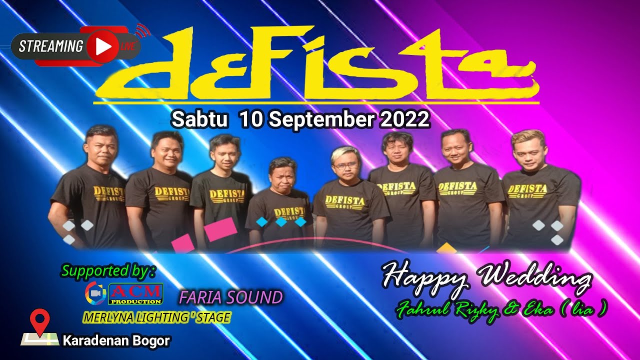 🔴[LIVE] DEFISTA GROUP SABTU 10 SEPTEMBER 2022 KARADENAN BOGOR 