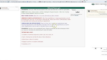 Cancelling Your Appointment on Tutor Trac