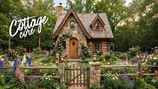 Cottagecore Paradise | Tour a Historic Stone Cottage Bursting with Blooms | Cozy Cottage | ASMR Tour