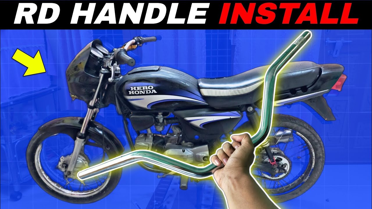 RD350 Handle install on splendor 🔥