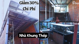Thi Công Nhà Khung Thép 2 Tầng Có Gác Lửng Chỉ Với 600Tr Tại Nam Định | Kisato