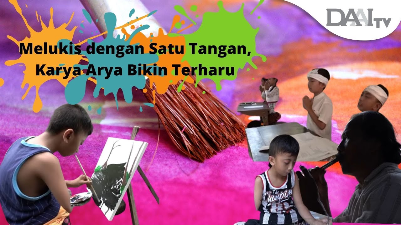 Hebat! Bocah Tanpa Lengan asal Pulau Bali Pandai Melukis | Cerita Sahabat