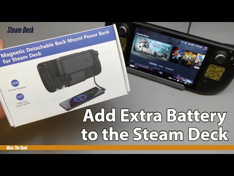 Add Extra Battery to the Steam Deck