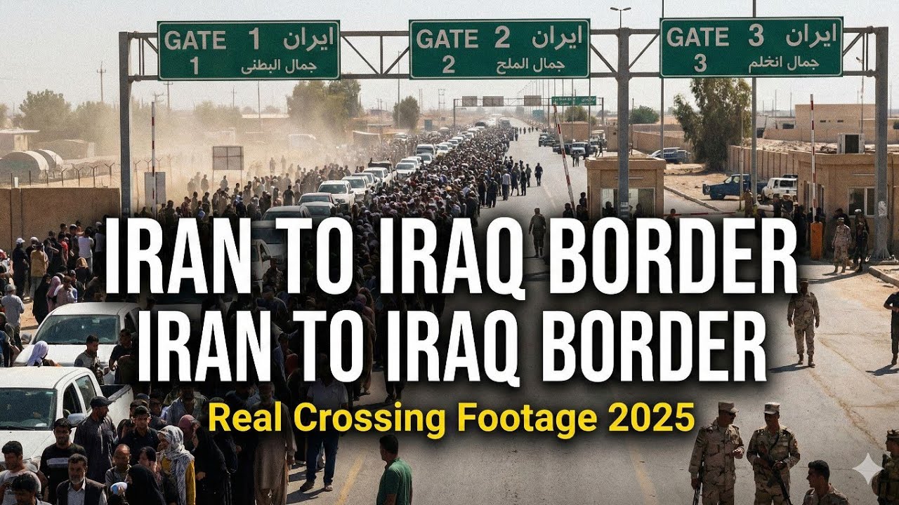Iran Se Iraq Border Crossing 2025 | Zaireen Walk Full Documentary Style