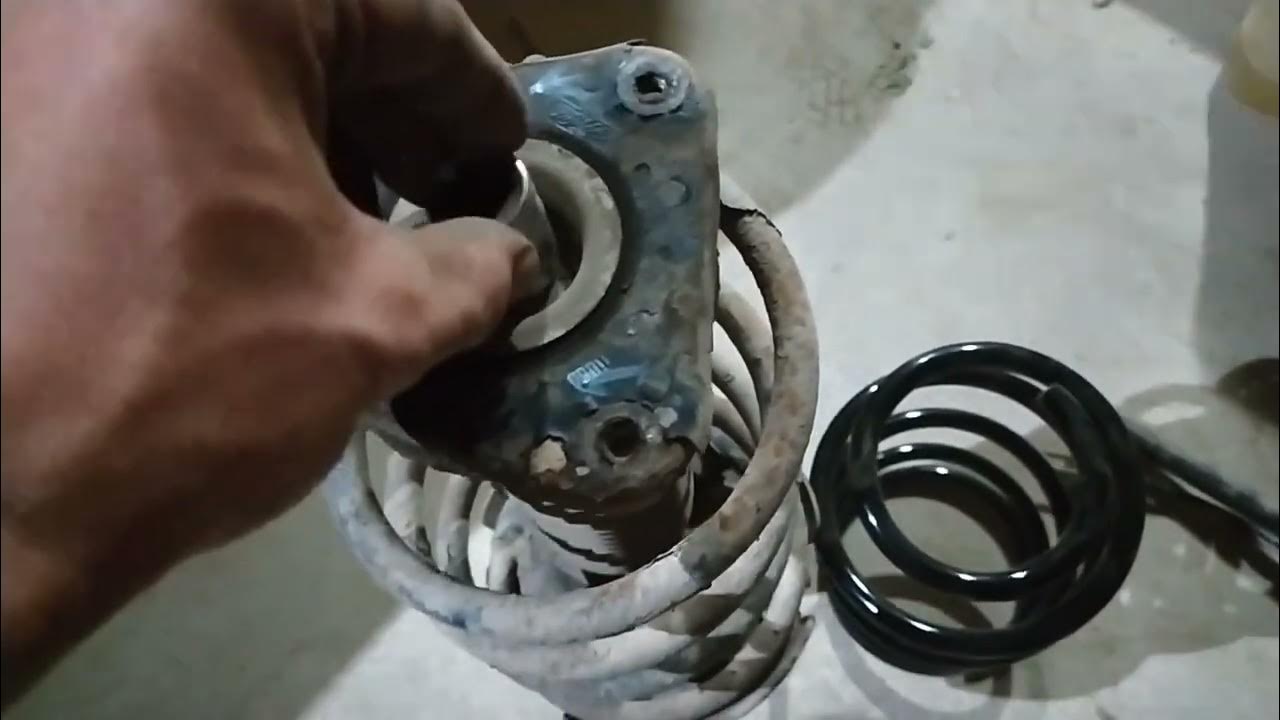 замена пружин передних стоек, тяг стабилизатор форд фокус 2 - YouTube