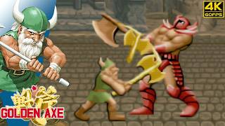 Golden Axe - Gilius Thunderhead (Arcade / 1989) 4K 60FPS