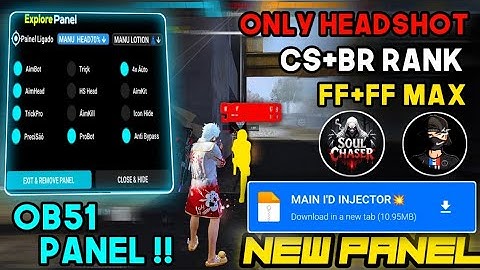 Free Fire Panel Mobile 🔥 FF Antiban Panel OB51 | Free Fire Hack New 😈 FF Injector 2025