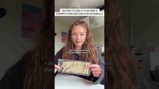 Testing To See If I Can Win A Compeion On Food Packaging