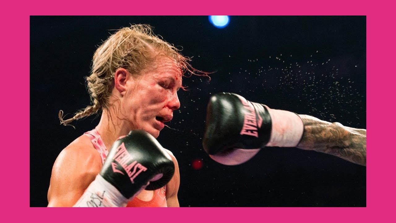 Women Boxing in Super Slow Motion