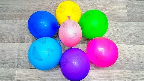 Making Slime with Funny Balloons - Satisfying  video #53 #satisfying #slimeasmr #asmr #funnyballons