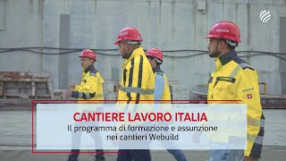 "Cantiere Lavoro Italia": young people of Sicily and Calabria Region in Webuild's program