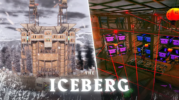 THE ICEBERG - Best 3x3 Clan Base in RUST | Open Core + Wide Gap | Build Tutorial 2022