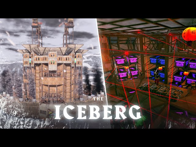 THE ICEBERG - Best 3x3 Clan Base in RUST | Open Core + Wide Gap | Build Tutorial 2022 class=