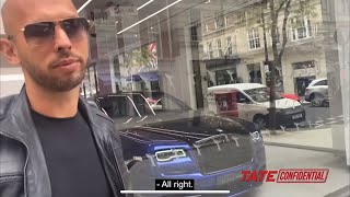 Andrew tate buys a car in 10 seconds (full video)