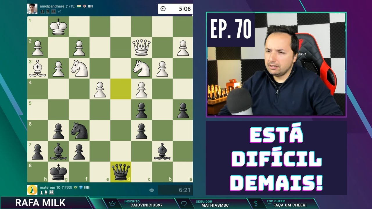 UM NOVO GAMBITO LENDÁRIO NO XADREZ? - Desafio Rapidchess Bobby Fischer  (Episódio 10) 