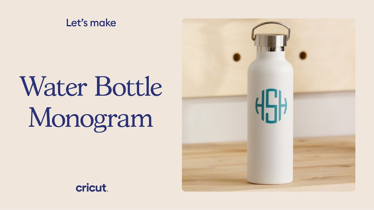 Monogram Water Bottle