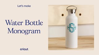 Big Group Water Bottles using Cricut Smart Vinyl