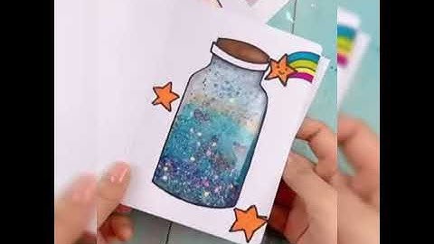 Diy notebook || How to make  cute  glitter  notebook
