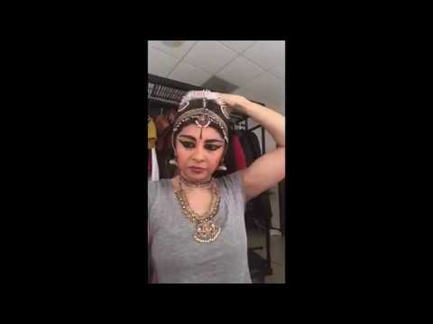 Bharatanatyam time-lapse: makeup in a minute!