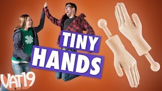 Tiny Hands are itty bitty plastic mitts