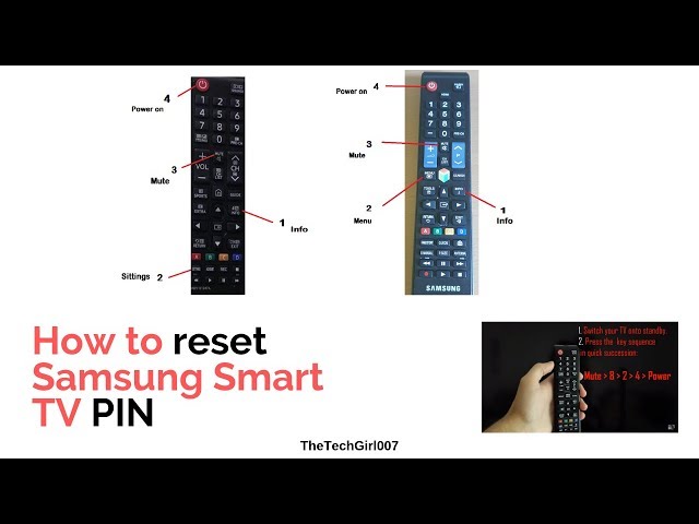 3 ways to Reset Samsung Smart TV pin - YouTube