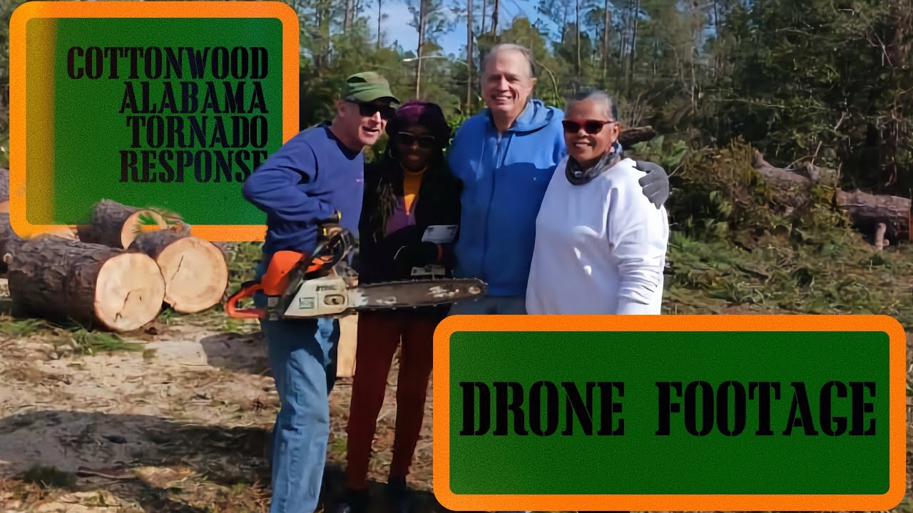 Cottonwood Alabama Tornado Drone Footage of Recovery 2024 YouTube