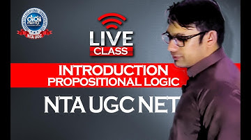 02 Introduction to Propositional Logic - Discrete Maths NTA NET Live Class