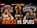Spurs vs. Knicks LIVE Watchalong | NBA Finals Game 5 | Live Reactions & Commentary