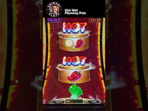 NEW Hot Hot Flaming Pots Wheel Bonus! #shinobislots #shortfeed #shorts