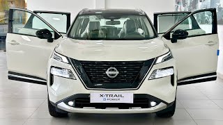 All New Nissan X-TRAIL e-POWER ( 2024 ) - Luxury SUV White | Exterior and Interior Details