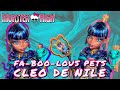 Cleo de nile faboolous pets monster high doll review  unboxing plus bonus clearance doll haul