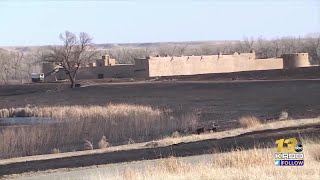 Wildfire burns inches away from Bent's Old Fort National Historic Site
