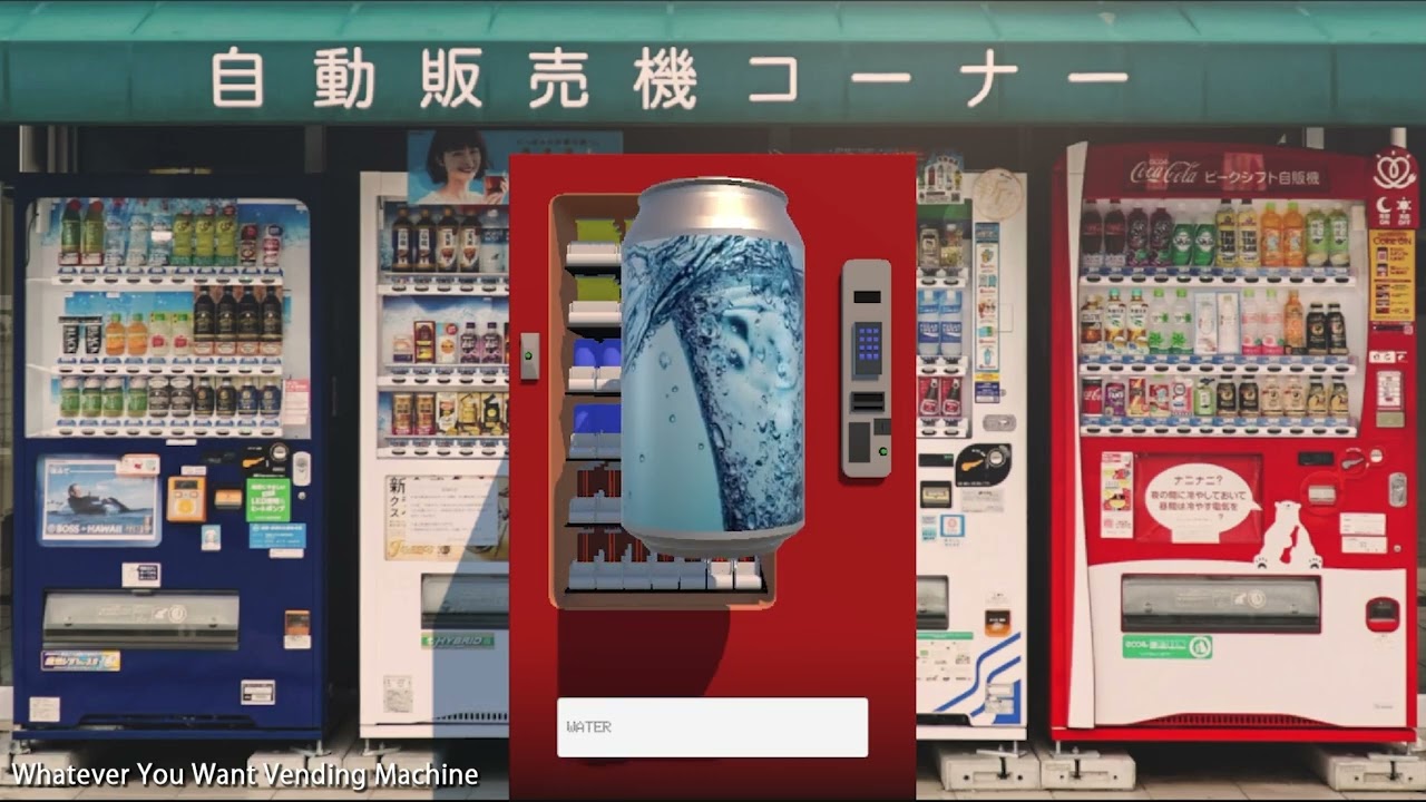 Whatever You Want Vending Machine │Expressive Environments │Hugging Face │Unity