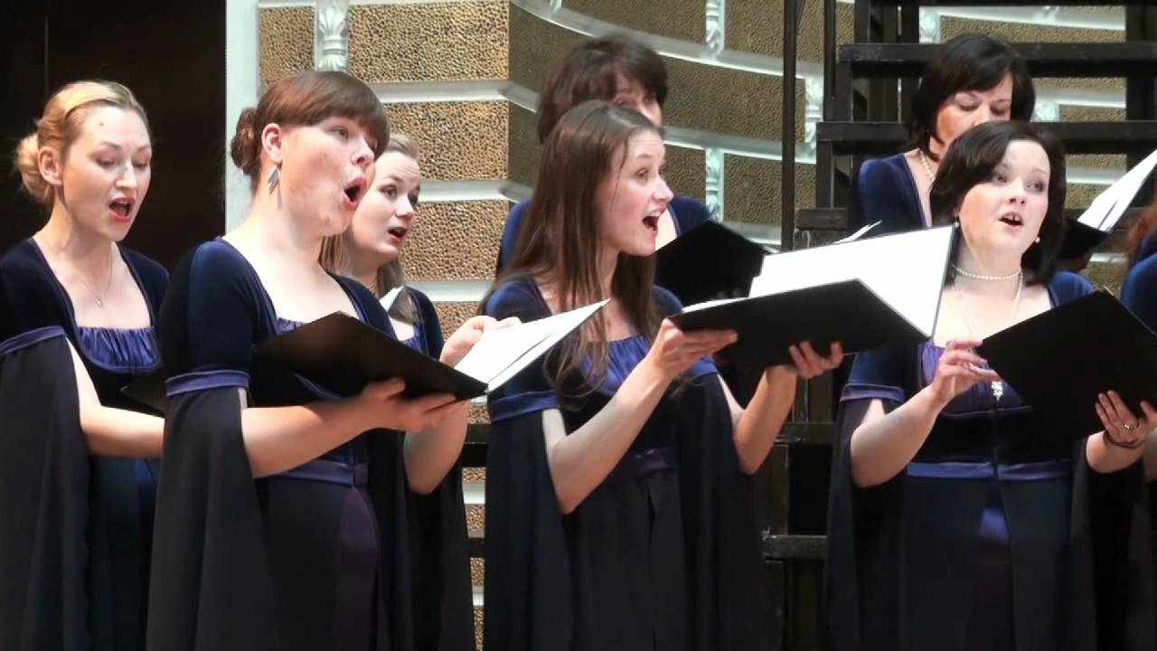 LU. Rīgas koru mēnesis 2012.sieviešu koris DZINTARS."Caur sidraba birzi gāju"