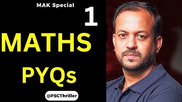 Maths PYQs 1 || LDC Thiruvananthapuram (2024) || Maths & Mental Ability