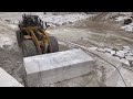 Huge Wheel Loaders At The Biggest Marble Quarry Of Europe - Birros Marbles